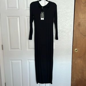 SHEIN Sxy fitted black maxi dress size Large